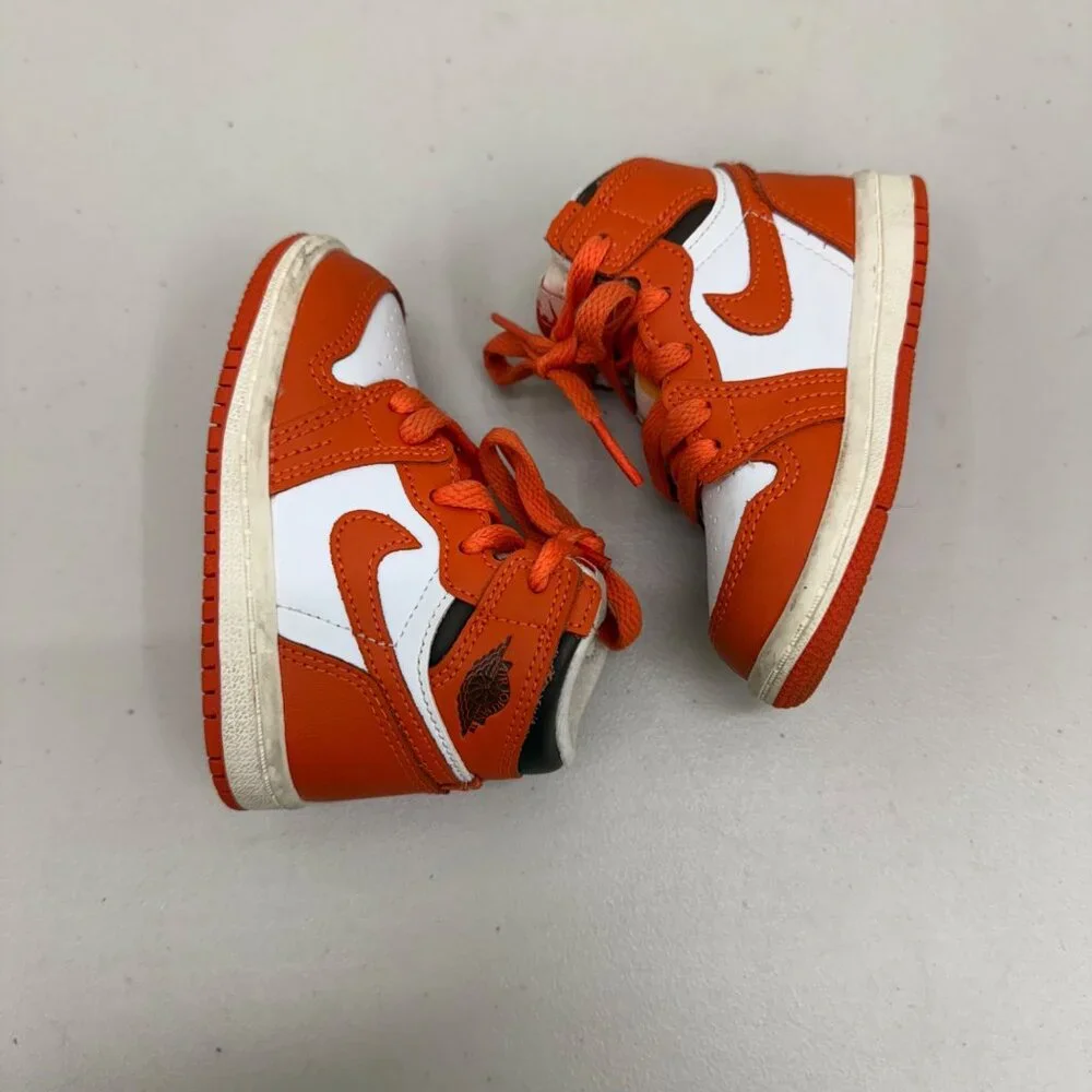 Nike Jordan 1 Retro High OG Starfish Sneakers Shoes CU0450-101 Infant Baby sz 5C